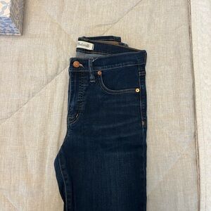 Madewell Dark Indigo High-Rise Jeans